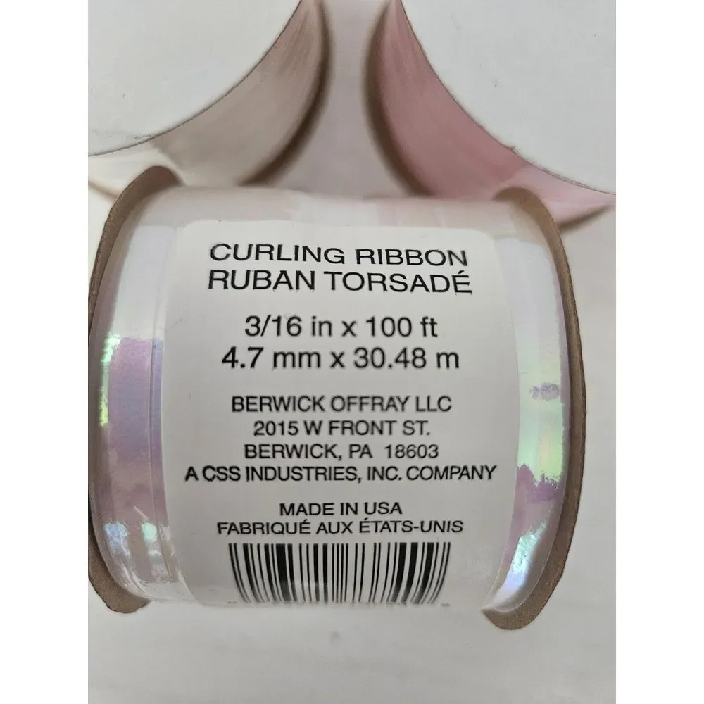 Berwick‎ Offray Lot Of 4 Curling Ribbon